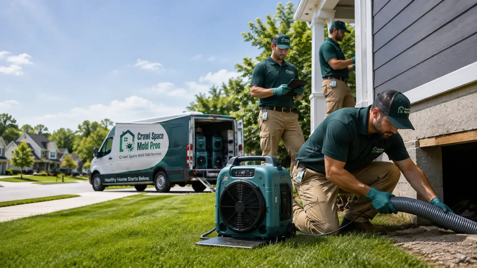 Crawl Space Mold Removal in Norwalk, OH